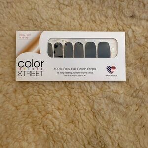 Color Street Dark Navy Blue Nail Strips